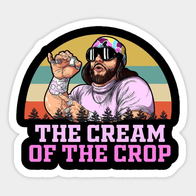 Macho Man The Cream Of The Crop Vintage Sticker by chaxue